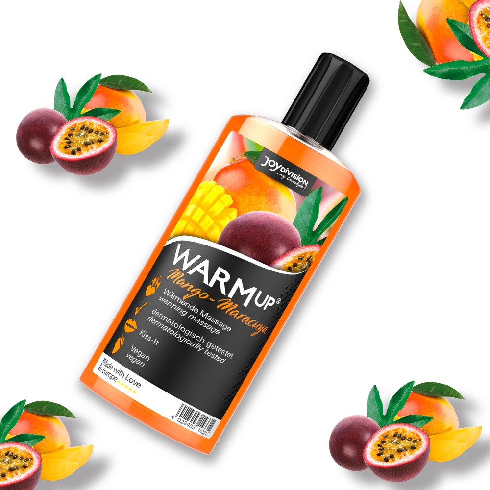 WARMup – Massage-Liquid mit Wärme-Effekt - Erhältlich in 5 Aromen