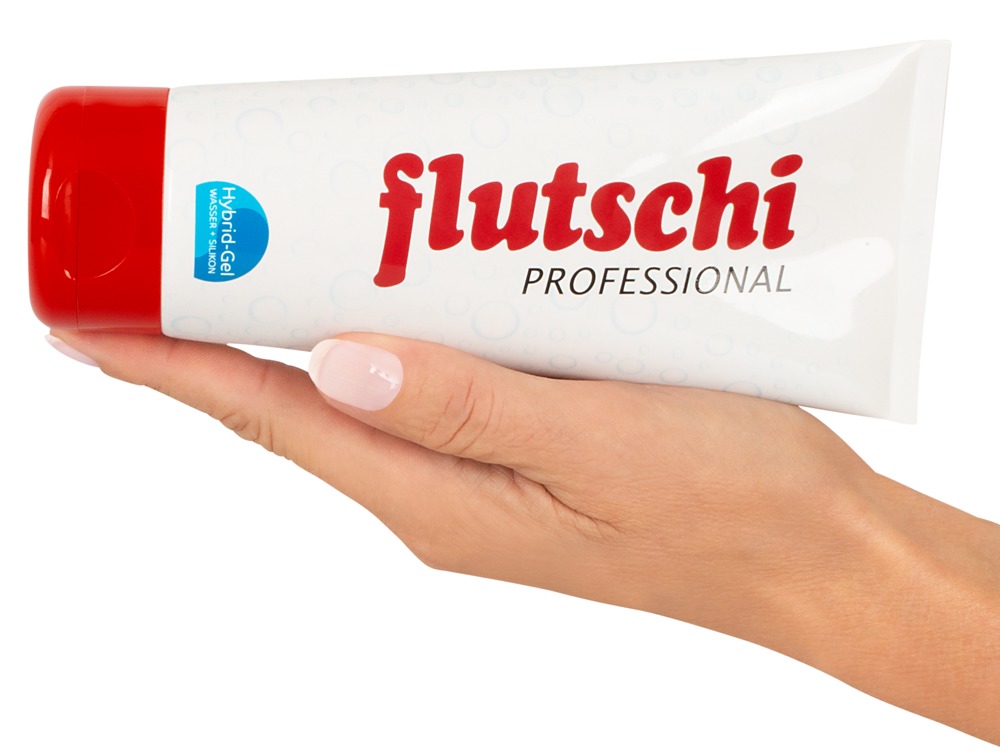 Flutschi Professional – Hybrid-Gleitgel mit Wasser & Silikon, 200 ml